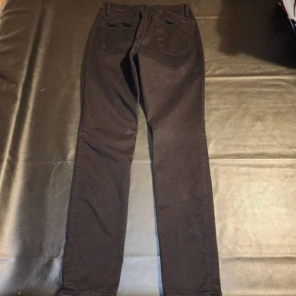 Frame Denim Womens Le‎ Skinny de Francoise Black Side Zip Jeans 27 - Picture 2 of 6